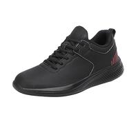 Deporte Tenis Gimnasio Bambas Ligeros Zapatos Impermeables de Alta Elasticidad Zapatos Casuales para Hombres Zapatillas de Deporte para Hombres (Red, 41)