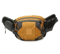 Deportes al Aire Libre Nylon 8L riñonera for Correr Ciclismo montañismo Mochila de Gran Capacidad Tres usos para Trotar(Yellow)