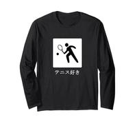 Deportes I Love Tennis en Personajes japoneses Jugador de Tenis Manga Larga