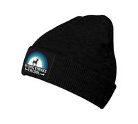 Deportes Knit Invierno Hat Mi Perro Piensa Que Soy Un Perro Terrier Genial Gorros De Punto Diseño Clásico Ciclismo Skull Cap para Ciclismo, Dormir, Acampar