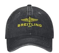 Deportes Unisex al Aire Libre Logotipo Breitling Gorra béisbol Mezclilla Amarilla para Hombre y Mujer Diseño Gorra Camionero Primavera Casual Senderismo Pesca Protector Solar Snapback Gorra Regalos
