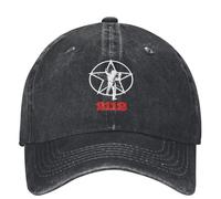 Deportes Unisex al Aire Libre Roll Never Go Alone Rush 2112 Ribbon Denim Gorra de béisbol Caza Camionero Papá Sombrero Verano Hombres Adulto Vintage Protector Solar Gorras de béisbol Regalos