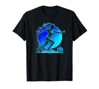 Deportista de fútbol de las mujeres de movimiento rápido corriendo jugar Camiseta