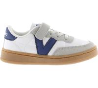 victoria Basket Unisex Oslo Efecto Piel & Piezas En Contraste & Cordón Elástico & Tira Adherente 1256102 para Niños Marino 29