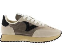 victoria Basket Cosmos Nylon Metalizado & Piezas Serraje En Contraste & Suela En Sierra 1134111 para Mujer Beige 39