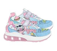 Deportiva Suela PVC con Luces niño Stitch - Deportiva Suela PVC con Luces Infantil para Colegio, Parque y Tiempo Libre