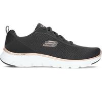 Deportivas para mujer de SKECHERS 150206 flex BLACK_ROSE_GOLD 43