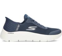 Skechers Go Walk Flex Grand Entry, Zapatillas Mujer, Tela Azul Marino Ribete Blanco, 39 EU