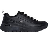 Skechers Arch Fit 2.0 Star Bound, Zapatillas Mujer, Black Leather/Gunmetal Trim, 40 EU