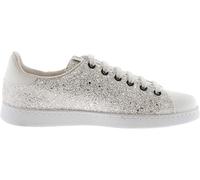 victoria Basket Tenis Glitter & Detalles Metalizados & Cordones Al Tono 112558 para Mujer Blanco 41