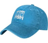 Deportivo Gorra de Deportes El Trabajo es para Gente Que no Sabe Pescar Sombrero Ocio Transpirable Gorras Hip Hop para Verano Mujer Hombre