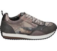 Deportivos Casuales Grises con Detalles Estampados, Suela Dentada y Puntera Elevada (Gris, Sistema Tallas Calzado EU, Adulto, Mujer, Números, Mediano, 38)