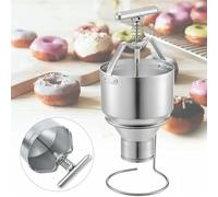Déposant De Beignets Manuel, Moule De Beignet Manuel 3L, Acier Inoxydable Dispensateur De Pâte À Beignet Avec Support, 6 Vitesses Épaisseurs Réglables, Fabricant De Compte-gouttes Pour La Maison