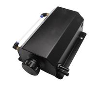 Depósito Agua Expansión Tanque Agua De Recuperación 1L O 2L Depósito Refrigerante Desbordamiento Radiador Aleación Aluminio Depósito Universal Pulido Accesorios Coche(Black 2L)