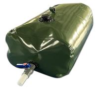 Depósito Agua Exterior Plegable Tanque PVC Flexible Contenedor Emergencia Almacenamiento Jardín Campamento Riego Reutilizable (Verde,500L)