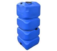 Depósito Agua Potable Cuadrado 1000 litros, 78x78x195 cm, Recomendado para Uso Exterior, Azul