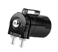 Depósito Captura Aceite Coche Kit Filtro Fluido Tanque Recolección Lata Reserva Cilindro Aluminio Accesorios Negros Automóvil 300ML Botella Expansion Completa