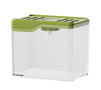 Depósito Compacto para Mesa - Tanque de Peces, Mini Tanque de Acuario Transparente, diseño de Orificio de ventilación para decoración de Habitaciones, Cuenco de Escritorio para Familia