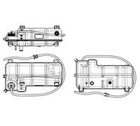 Depósito compensación, refrigerante 454046 NRF para IVECO DAILY III Caja/Chasis