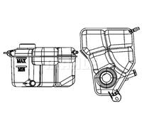 MAHLE Aftermarket Vaso de expansión, refrigerante para FORD: Fiesta, Fusion & MAZDA: 2 (Ref: CRT 133 000S)
