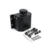 Depósito compensación refrigerante Botella Tanque Agua Recuperación Desbordamiento Radiador Refrigerante Universal Aluminio 1L Con Tapa Accesorios Para Coche