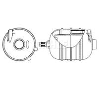 MAHLE Aftermarket Vaso de expansión, refrigerante para PEUGEOT: 207, 206, 206+ (Ref: CRT 10 000S)