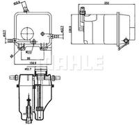 MAHLE CRT 125 000S - Depósito de compensación