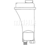 Depósito compensación, refrigerante negro CRT 51 000S MAHLE para BMW 3 3 Coupé 5