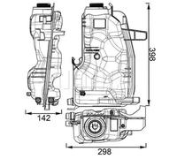 MAHLE Ausgleichsbehälter, Kühlmittel CRT76000S