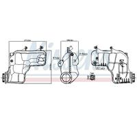 NISSENS 996166 Depósito compensación, refrigerante