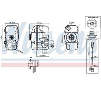 Depósito compensación, refrigerante Plástico 996177 NISSENS para VOLVO S70 V70 I