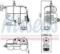 Depósito de compensación, refrigerante NISSENS 996185