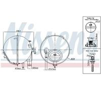 Depósito de compensación, refrigerante NISSENS 996186
