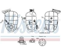 Depósito compensación, refrigerante Plástico 996325 NISSENS para BMW 3 4 Coupé