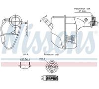 NISSENS 996355 Depósito compensación, refrigerante