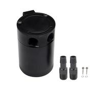 Depósito de aceite para coche, 2/3 puertos, universal, con deflector, separador de aceite y aire de aleación de aluminio(2 holes)
