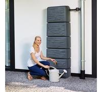 Depósito de Agua 500 litros Slim Stone Grafito + Grifo + Filtro para bajante