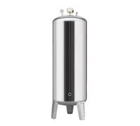 DepóSito de Agua a PresióN de Acero Inoxidable 304 - DepóSito de PresióN Cerrado con ManóMetro, Interruptor y VáLvula de Seguridad - 60l-400l - Apto for Pozos, Jardines(160L/42Gal)