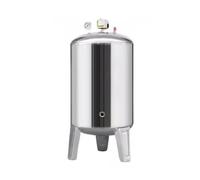 DepóSito de Agua a PresióN de Acero Inoxidable 304 - DepóSito de PresióN Cerrado con ManóMetro, Interruptor y VáLvula de Seguridad - 60l-400l - Apto for Pozos, Jardines(60L/16Gal)