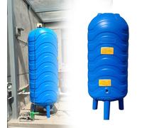 Depósito de agua a presión de plástico PE 250L/200L/150L/130L/120L/100L/50L, tanque de presión de expansión para residencia/jardín/calentador de agua caliente, torre de contenedores de agua de pozo a
