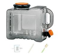 Depósito de agua - Botella de campo grande, recipiente reutilizable para beber, botella resistente con diseño a prueba de fugas, equipo indispensable para camping, senderismo, aire libre, viajes