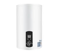 Depósito de agua caliente eléctrico, calentador de agua, 30 L/6,6 gal, 2000 W, 25-75 °C, forma de columna, pantalla LED, calefacción rápida, baño, cocina, caravana, montaje en pared, 34 x 59 cm