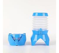 Depósito de agua, contenedor plegable, ahorro de espacio, uso al aire libre, fácil de usar, desmontable, fácil manejo, dispensador de ahorro de espacio con asa para actividades al aire libre