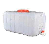 Depósito de agua de plástico grueso de 25 litros con espiga, barril de agua de emergencia para senderismo al aire libre y preparación para huracanes, contenedor duradero para almacenamiento seguro de