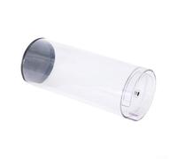 Depósito de agua para cafetera de 1,7 L con tapa negra, depósito de plástico transparente, pieza de repuesto compatible con cafeteras estándar para uso doméstico y cocina