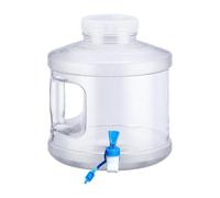 Depósito de agua para camping, recipiente transparente a prueba de fugas de 7.5 L, cubo de agua con boquilla, para senderismo, picnics, portón trasero, mochileros, patio, barbacoa, hoguera, viajes