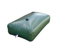 Depósito de agua para jardín portátil pvc verde para 5000 litros