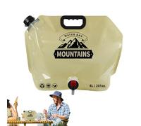 Depósito de agua plegable, contenedores para el almacenamiento de agua, depósito de almacenamiento de agua seguro sin olores, bolsa de agua de camping plegable, robusta y ligera para viajes,