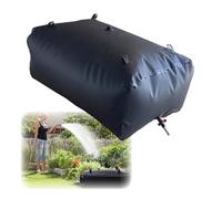 Depósito de Agua portátil de 29-528 galones, contenedor Plegable de Gran Capacidad, para riego agrícola, Camping, extinción de Incendios y Uso doméstico al Aire Libre (Negro, 1x0,6