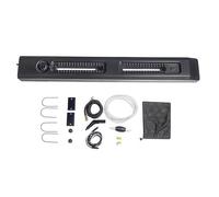 Depósito de agua portátil montado en vehículo, equipado con un sistema de ducha duradero y una unidad de almacenamiento de agua con presurización automática